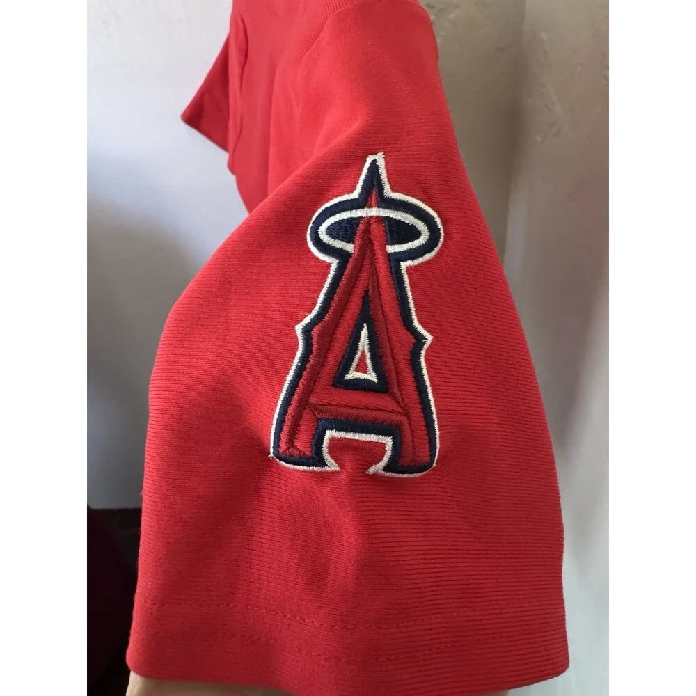 Adidas Los Angeles Angels Youth Baseball Jersey Red Size 5-6